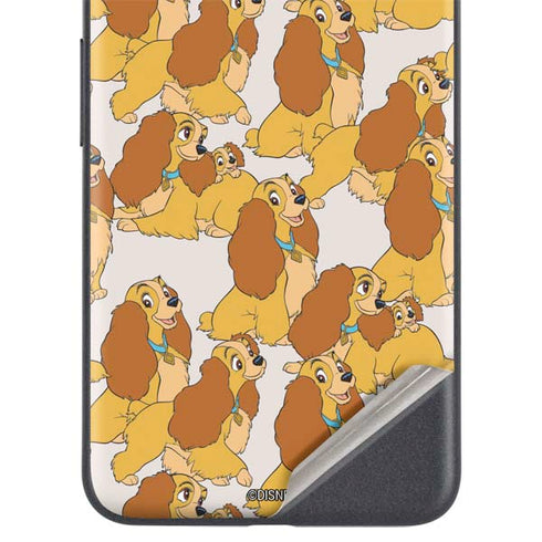 Disney Lady & The Tramp Lady Pattern Google Pixel 5a Skin